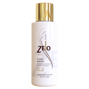 Zelo Brazilian Keratin 2 oz shows the ingredient list