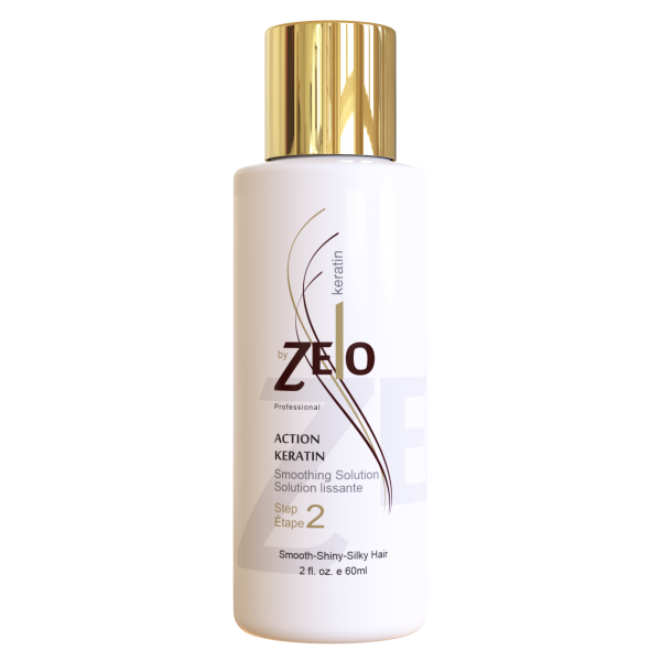 Zelo Brazilian Keratin 2 oz shows the ingredient list